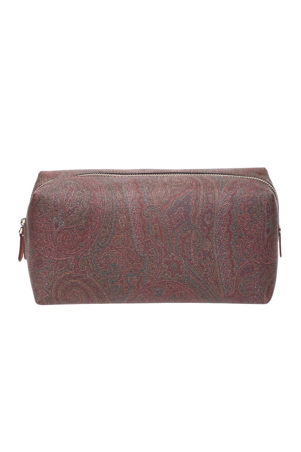 shop ETRO  Beauty: Etro beauty realizzato nell'inconfondibile tela Paisley jacquard e caratterizzato da dettagli in pelle.
Chiusura con cerniera.
Tasca interna con zip.
Accessori metallici con finitura color palladio.
Fodera in tessuto logato ETRO.
Dimensioni: 25 x 12.5 x 13 cm.
Esterno: Tessuto di cotone Paisley jacquard spalmato con grana opaca e doppiato in tela, (76% cotone 24% poliestere).
Dettagli: 100% pelle di vitello.
Fodera: 66% cotone, 34% poliestere.
Made in Italy.. 0H800 8007-0600 number 6371751